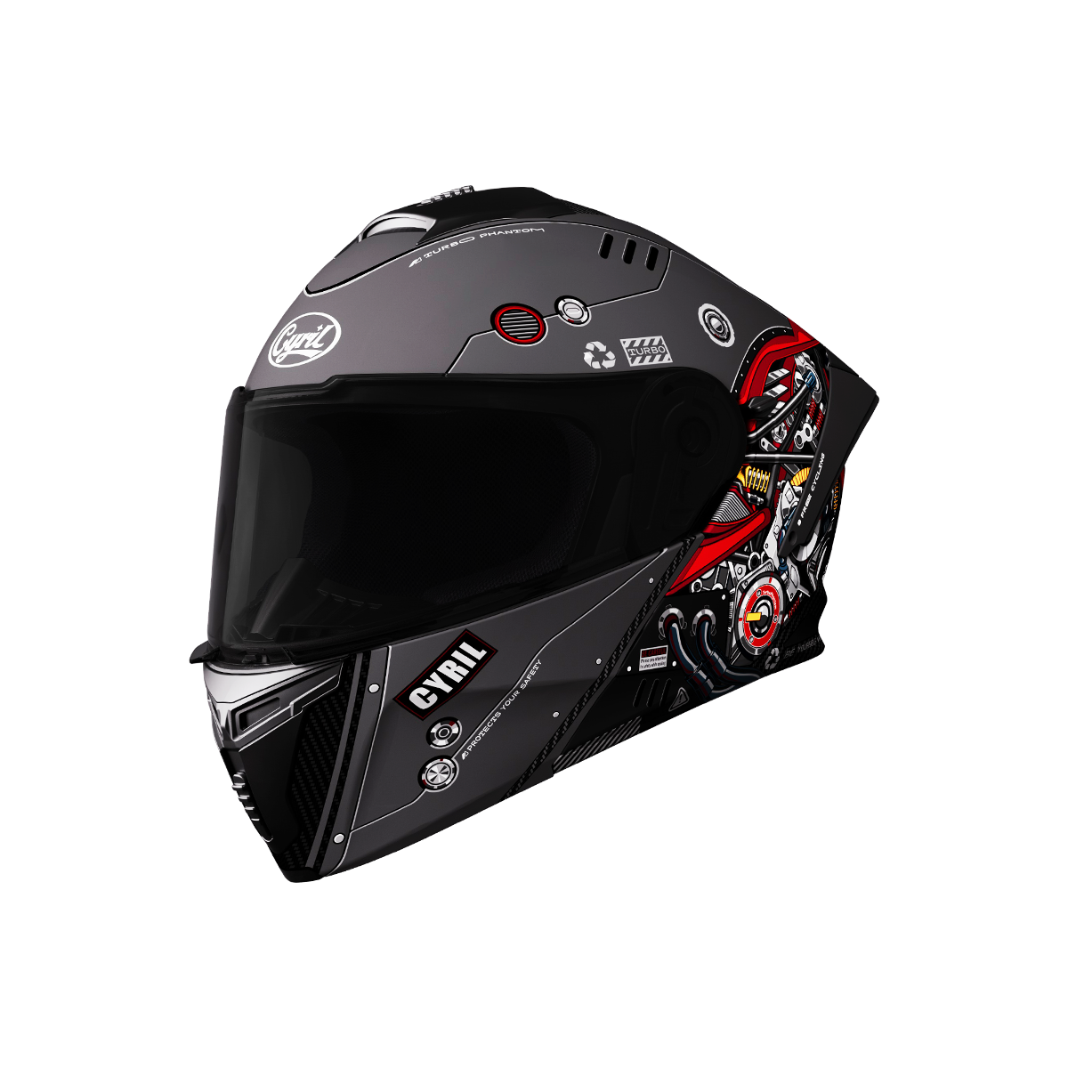 A128 Dual Visor Modular Helmet